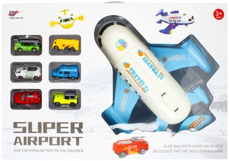 Samolot transporter z akcesoriami MEGA CREATIVE 482738