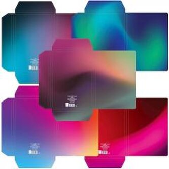 Teczka A4 z gumką Soft Ombre mix (10szt)
