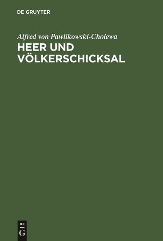 Heer und Völkerschicksal
