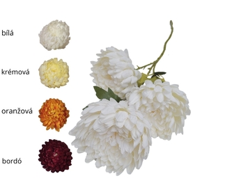 Chryzantéma bílá 87 cm