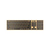 GENIUS Klávesnice Slimstar 7250BT, membránová, bezdrátová, béžová-černá