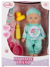 Lalka Bobas 30 cm z akcesoriami MEGA CREATIVE 524014