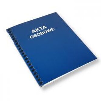 Teczka Akta osobowe T1 niebieska