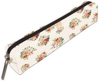 Piórnik mini prostokąt Róże W Beżu, Bee-Bee