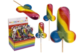 Rainbow Lollies, Pride - lízátko pindík duhový 85g