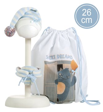 Llorens M26-313 obleček pro panenku miminko NEW BORN velikosti 26 cm s doplňky Llorens M26-313 obleček pro panenku miminko NEW BORN velikosti 26 cm s doplňky