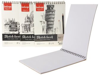 Szkicownik A4 30k 30x21cm 100g , Adar