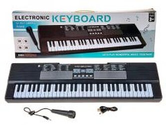 Organki 61 klawiszy z mikrofonem i kablem USB