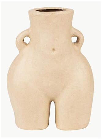 Wazon w kształcie kobiecych bioder 17x12x25cm, Decopatch