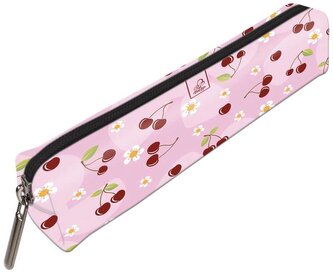 Piórnik mini prostokąt Wisienki W Różu, Bee-Bee