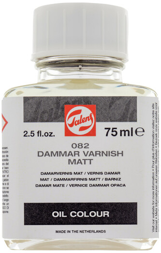 Werniks damarowy mat 75ml Talens