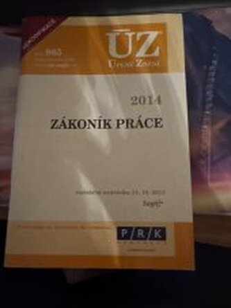 ÚZ č. 985 Zákoník práce po rekodifikaci 2014 Úplné znění předpis