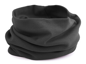 Bavlněná čepice / nákrčník unisex - 1 ks - 66 šedá tmavá nákrčník