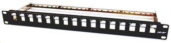 19" modulární patch panel LEXI-Net 16port, černý
