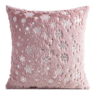 Vánoční polštář JOLLY růžová 45x45 cm MyBestHome