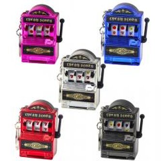 Brelok mini maszyna kasynowa MIX