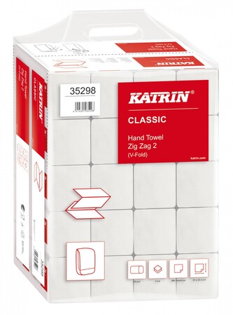Katrin Handy Pack papírové ručníky Classic 2vr ZZ 4000 ks Katrin Handy Pack papírové ručníky Classic 2vr ZZ 4000 ks