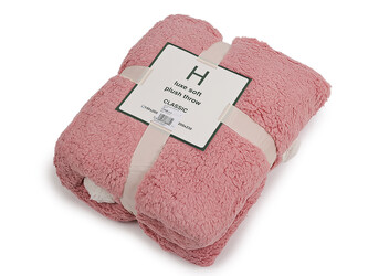 Deka beránek 150x200 cm - 1 ks - 4 růžová