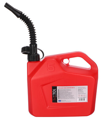 Kanystr plastový MECHANIC FUEL CANISTER RED 5L, červený SIXTOL Kanystr plastový MECHANIC FUEL CANISTER RED 5L, červený SIXTOL