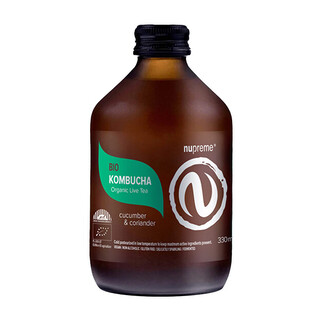 Nupreme Kombucha Cucumber & Coriander 330 ml BIO Nupreme Kombucha Cucumber & Coriander 330 ml BIO