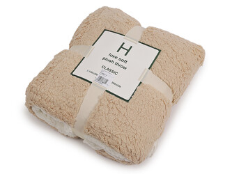 Deka beránek 150x200 cm - 1 ks - 1 béžová světlá