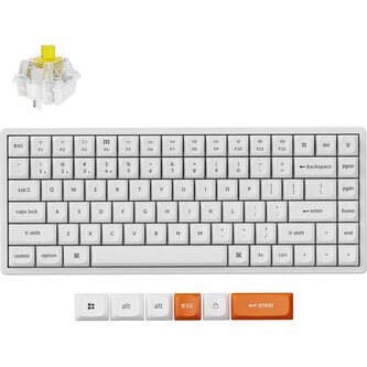 Keychron K2 Max herní klávesnice (US) bílá