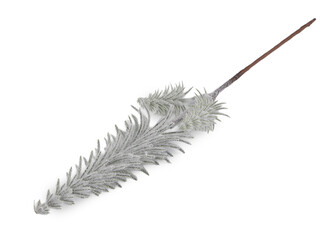 Umělý zasněžený stromeček do vánočních kytic a aranžmá - 1 ks - 2 zelená