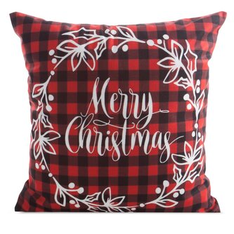 Vánoční polštář RED XMAS III. červená 45x45 cm MyBestHome