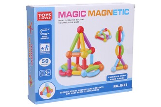 Magnetická stavebnice 50 dílků