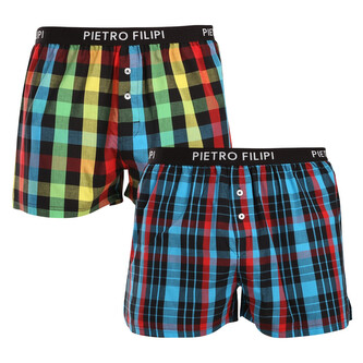 2PACK pánské trenky Pietro Filipi vícebarevné (2TC005) 4XL