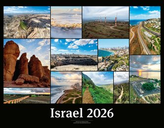 Israelkalender 2026 Black Version