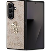 Guess PU 4G Metal Logo kryt Samsung Galaxy Z Fold 7 růžový