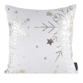 Vánoční polštář SNOWFLAKE I. bílá 45x45 cm MyBestHome