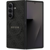 Guess PU Leather 4G Colored Ring Magnetic kryt Samsung Galaxy Z Fold 7 černý