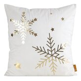 Vánoční polštář SNOWFLAKE bílá 45x45 cm MyBestHome