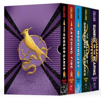 Hunger Games 5-Book Hardcover Box Set (the Hunger Games, Catching Fire, Mockingjay, the Ballad of Songbirds and Snakes, Sunrise