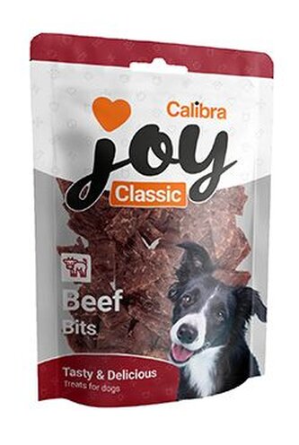 Calibra Joy Dog Classic Beef Bits 80g NEW Calibra Joy Dog Classic Beef Bits 80g NEW