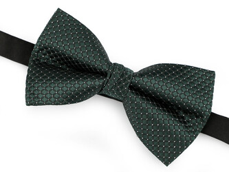 Motýlek dvojitý v krabičce - 1 ks - 4 zelená tmavá