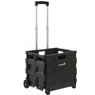 KEEEPER Skládací nákupní vozík Olli 65l black