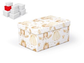krabice dárková vánoční B-V011-D 22x14x11cm 5371311