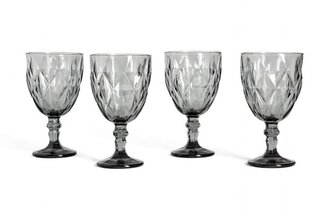 Sada sklenic na víno | LUNO | grafitové sklenice na víno 4 ks | 340 ml | 748233