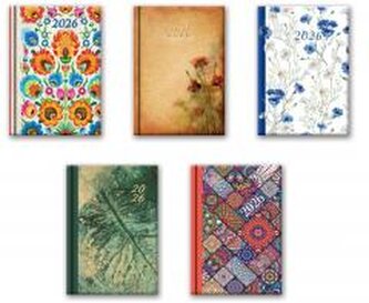 Kalendarz 2026 B6 dzienny Soft MIX