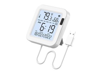 Smart senzor teploty a vlhkosti MOES WSS-FL-TH16-WH WiFi Tuya Smart senzor teploty a vlhkosti MOES WSS-FL-TH16-WH WiFi Tuya