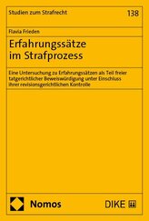 Erfahrungssätze im Strafprozess