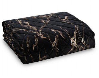 Přehoz na sedačku - pohovku MARIA černá 170x210 cm Mybesthome