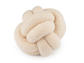Dekorační polštář uzel boucle Ø20 cm - 1 ks - 2 béžová nejsv.