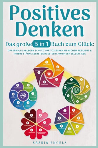 Positives Denken - Das große 5 in 1 Buch zum Glück