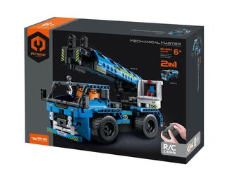 Stavebnice iM.MASTER nákladní auto RC 2v1plast 2,4GHz 401 dílků na baterie v krabici 35x27x7cm
