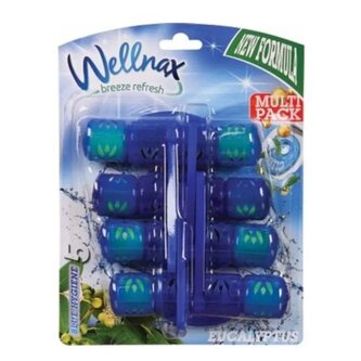 Wellnax WC závěska barvící Eucaliptus 4 x 50 g