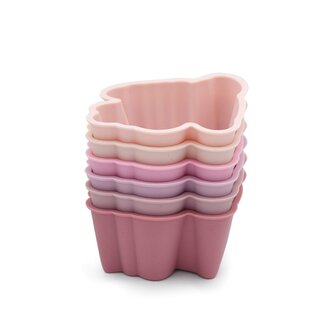 Silikonové formy na muffiny 6 ks - jednorožec